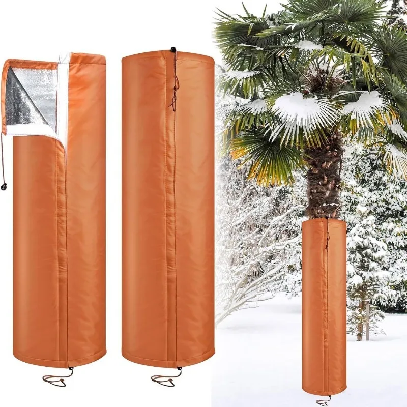 Neuer Palmenwurzelschutz – Frostsichere Pflanzensetzlinge für den Winter, kältebeständiges Schutzband mit Kordelzug Image