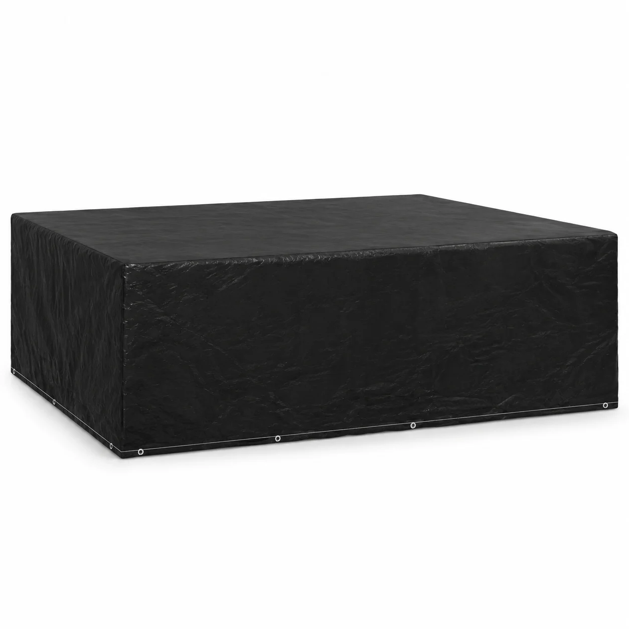 Gartenmöbel-Abdeckung mit 12 Ösen 250x250x70 cm, Wetterfeste Schutzhülle für Rattanmöbel, Gartentisch und Bank, UV-Beständig, Langlebig, Wasserdicht, Robust