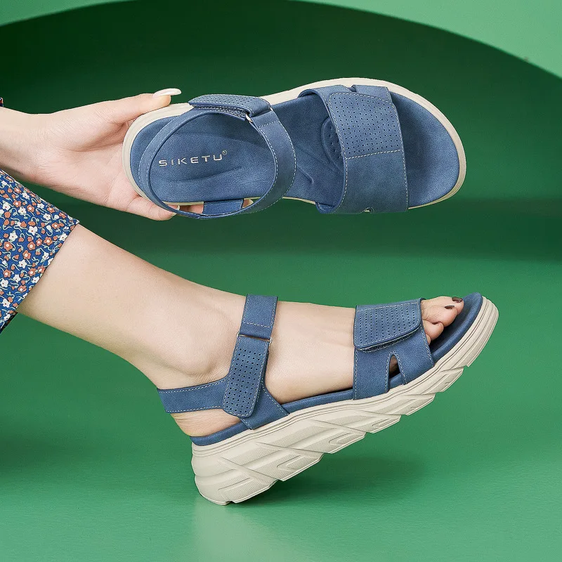 Sommer Mode Frauen Komfortable Plattform Keile Plus Größe Schuhe für Frauen 35-41 Alias De Mujer Nicht-slip Strand schuhe