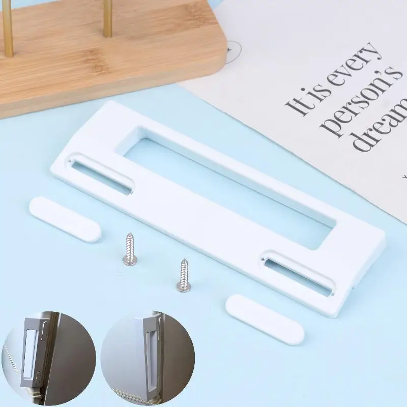 Poignée de porte de réfrigérateur universelle, accessoires de remplacement pour réfrigérateur de cuisine, boutons de porte de réfrigérateur en plastique, faciles à utiliser