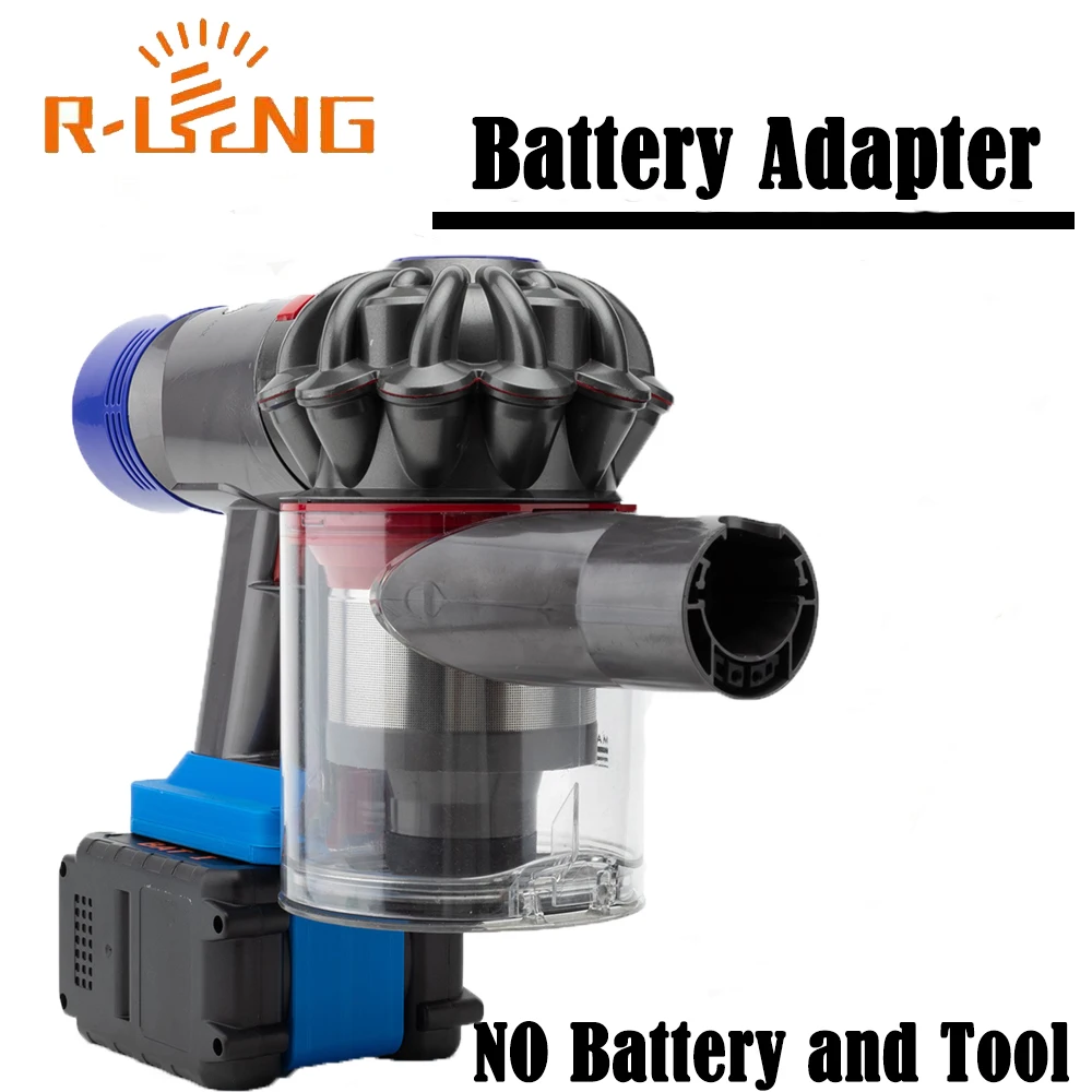 Adapter für Makita 18V Lithium-Akku, kompatibel mit Dyson V7 V8 kabellosen Stielstaubsaugern, Stromwandler-Zubehör
