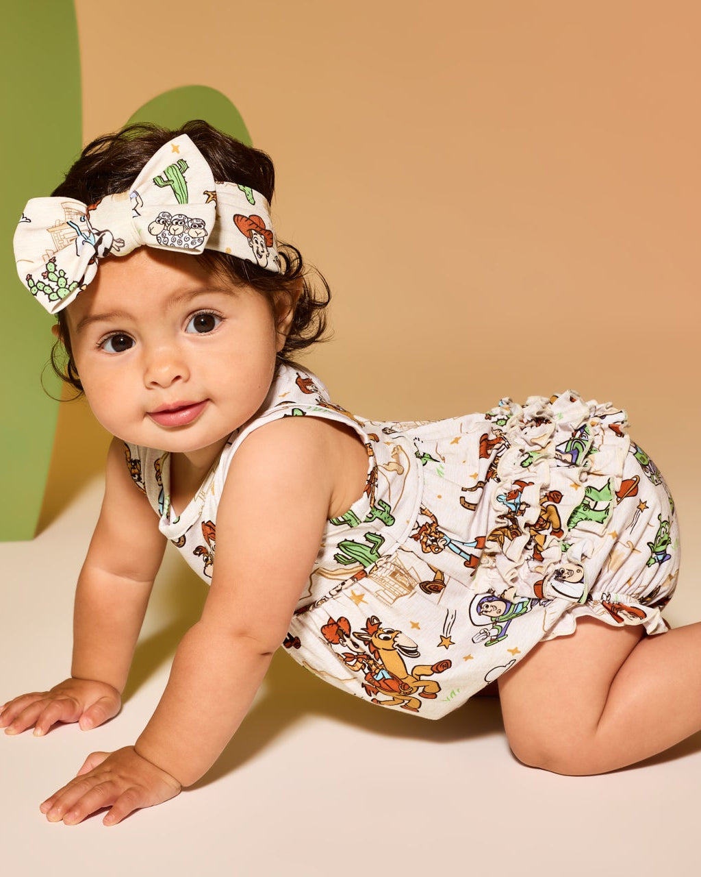 Disney & Pixar Woody's Wild West Bamboo Baby Bubble Romper - 2T