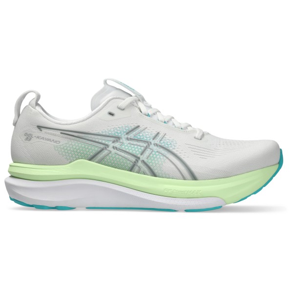 Asics - Gel-Kayano 33 - Runningschuhe 47 | EU 47 weiß/ energy aqua