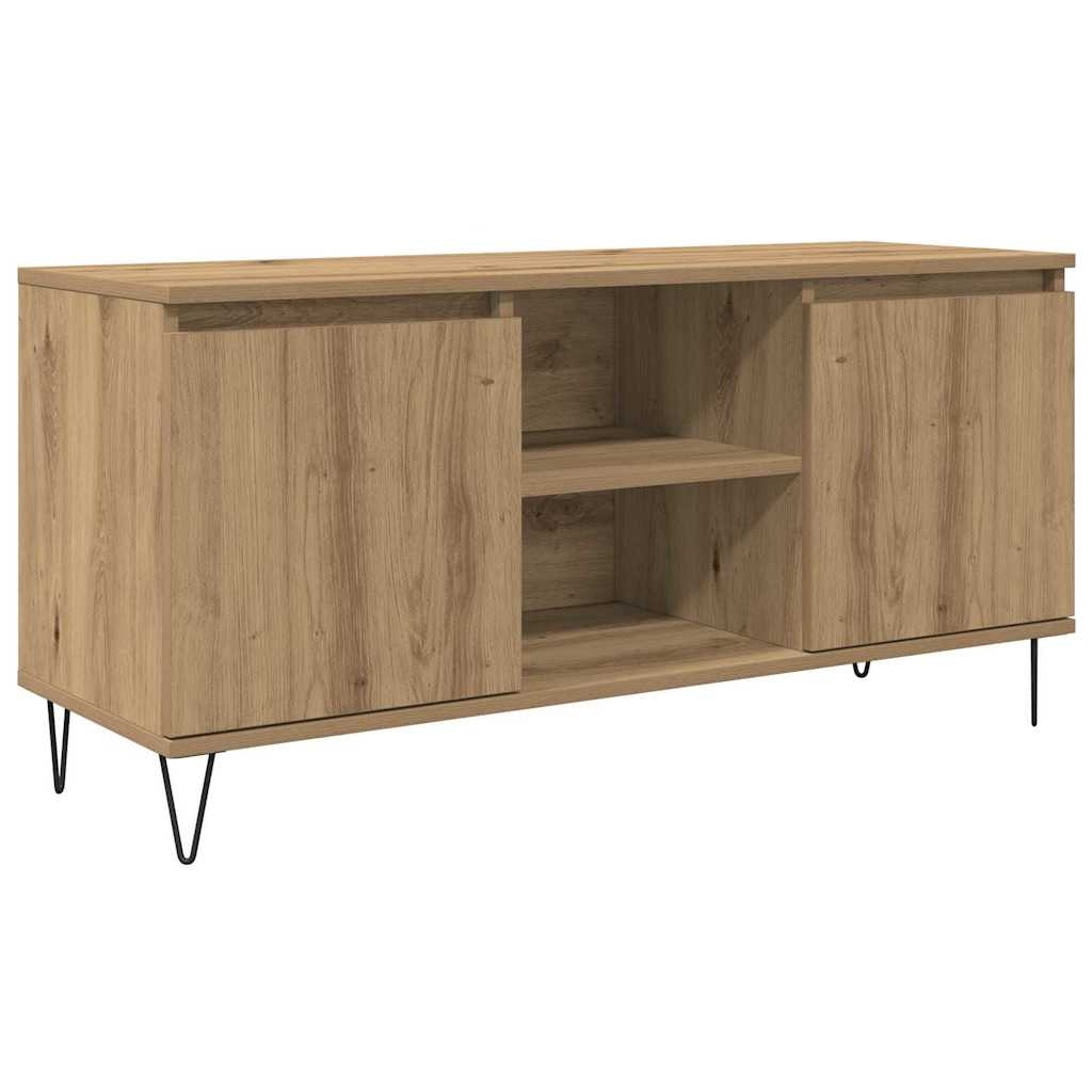 vidaXL TV-Schränk Artisan-Eiche 104 x 35 x 50 cm Holzwerkstoff Image