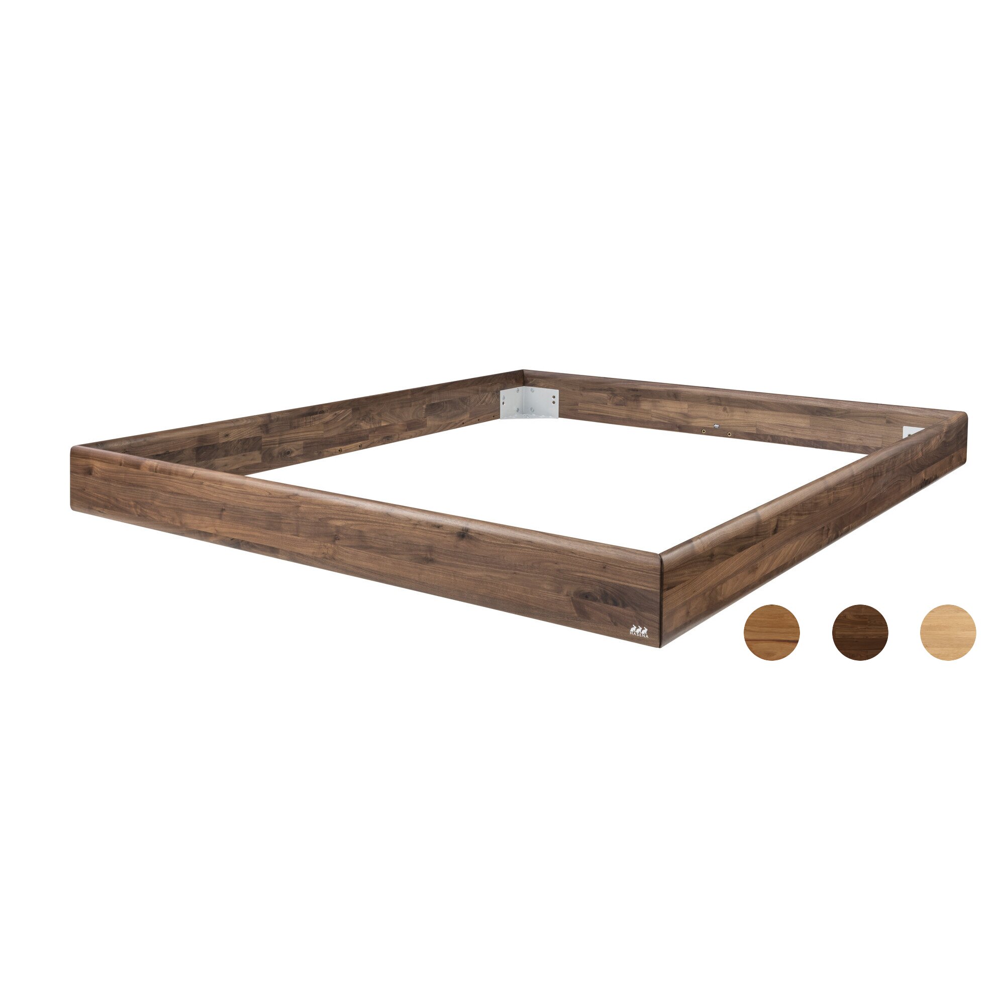 Hasena »Pulciano 18« Bettrahmen Massivholz 90x220 cm / Wildeiche natur, geölt Image