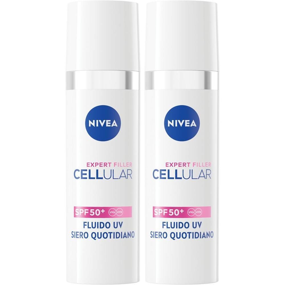 Nivea Cellular Expert Filler Fluido UV Siero Viso Quotidiano SPF 50 +