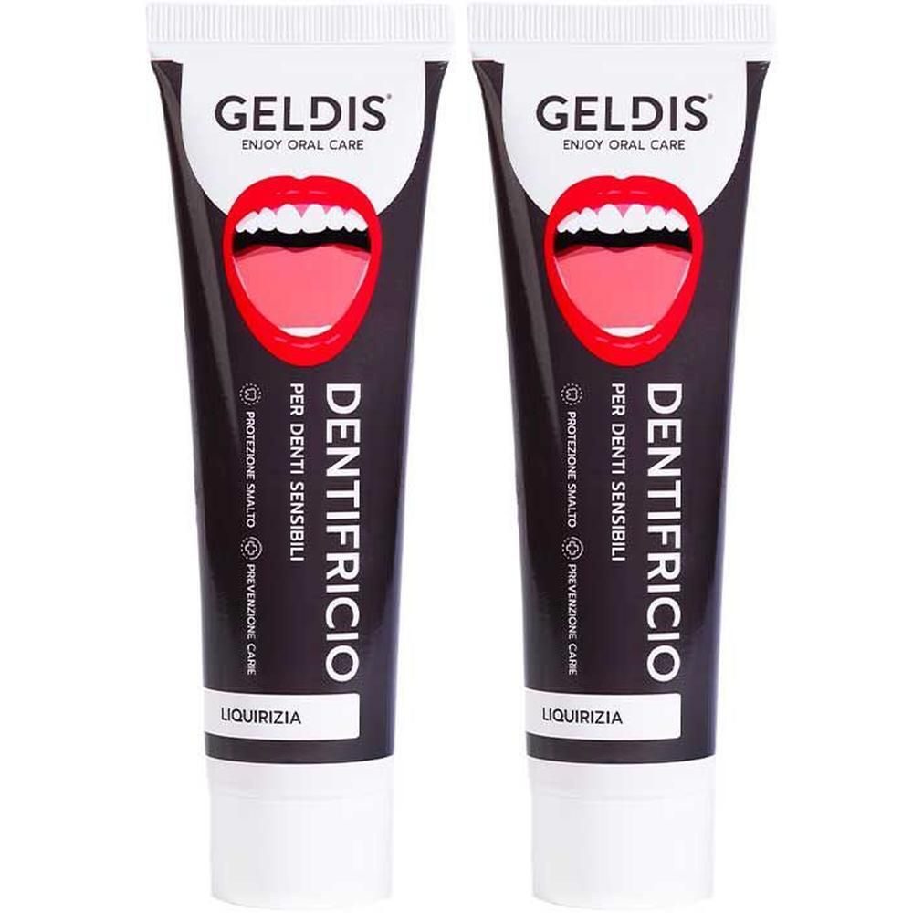 Dentifricio Geldis per denti sensibili – Liquirizia 100ml 2x100 ml