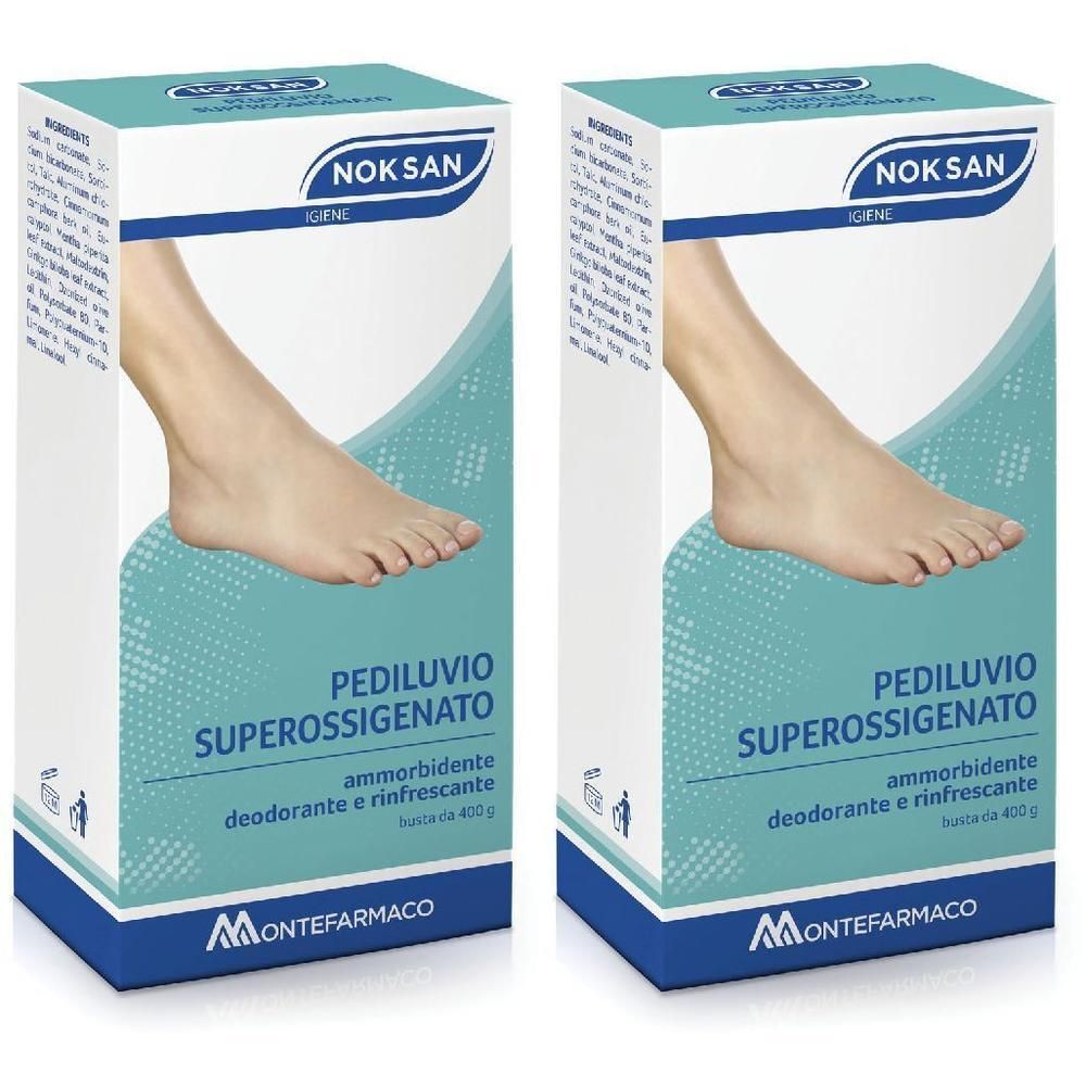 NOK SAN Igiene Pediluvio Superossigenato 2x400 g