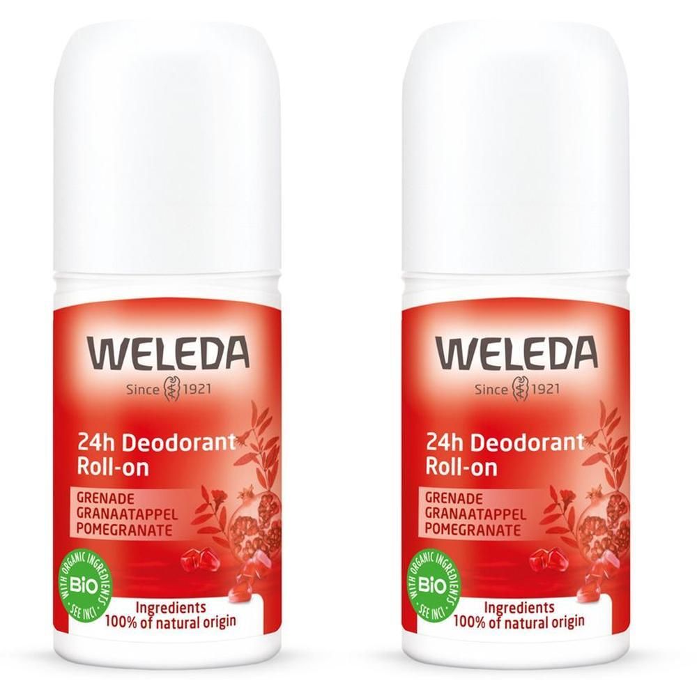 WELEDA 24h Deo Roll-On Melograno 2x50 ml