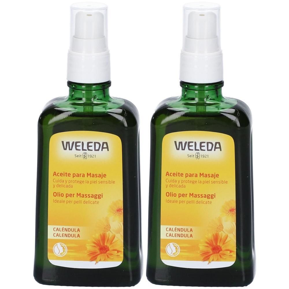 WELEDA Olio per Massaggi Calendula 2x100 ml
