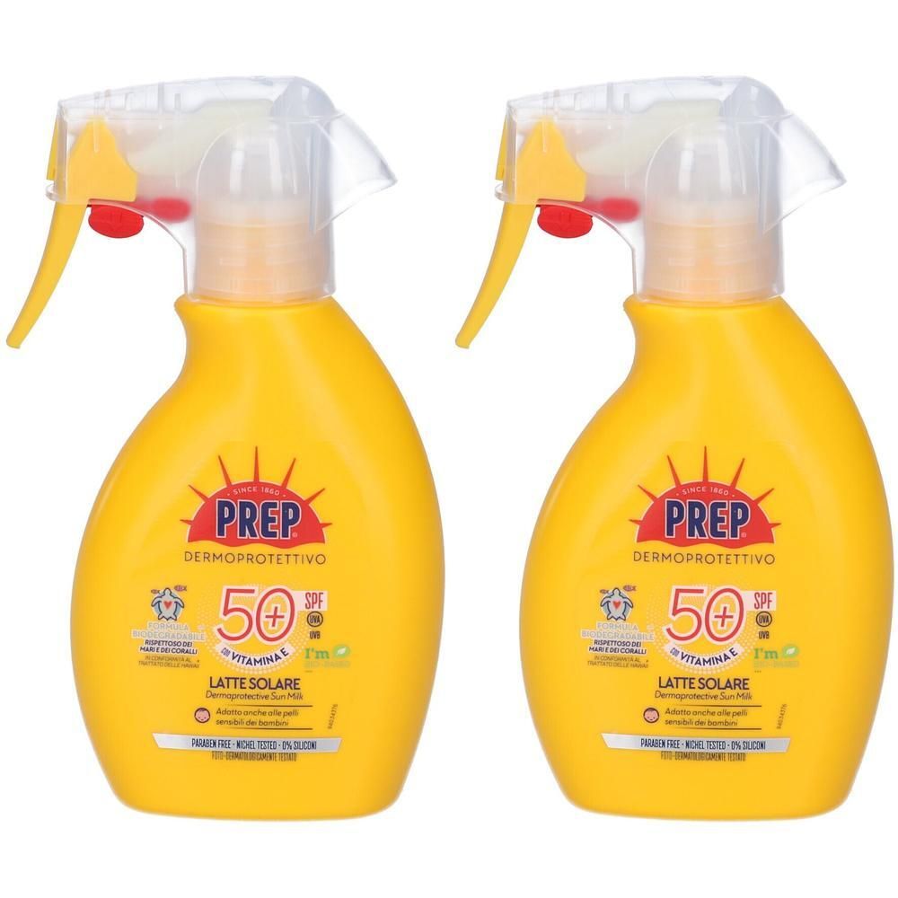 Prep Trigger Latte Solare Spray SPF 50+ 2x200 ml Crema