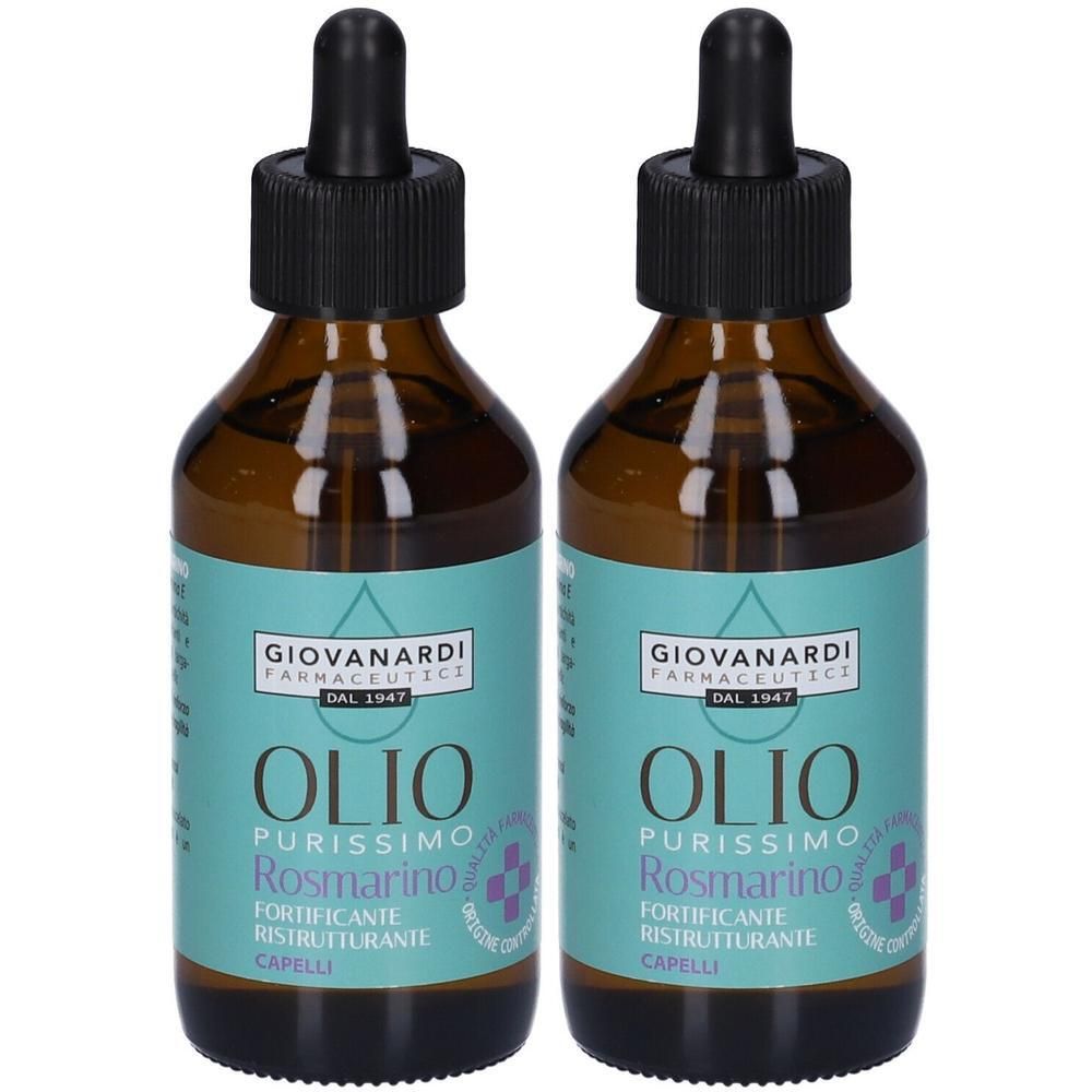 Giovanardi Farmaceutici Olio Purissimo Rosmarino 2x100 ml
