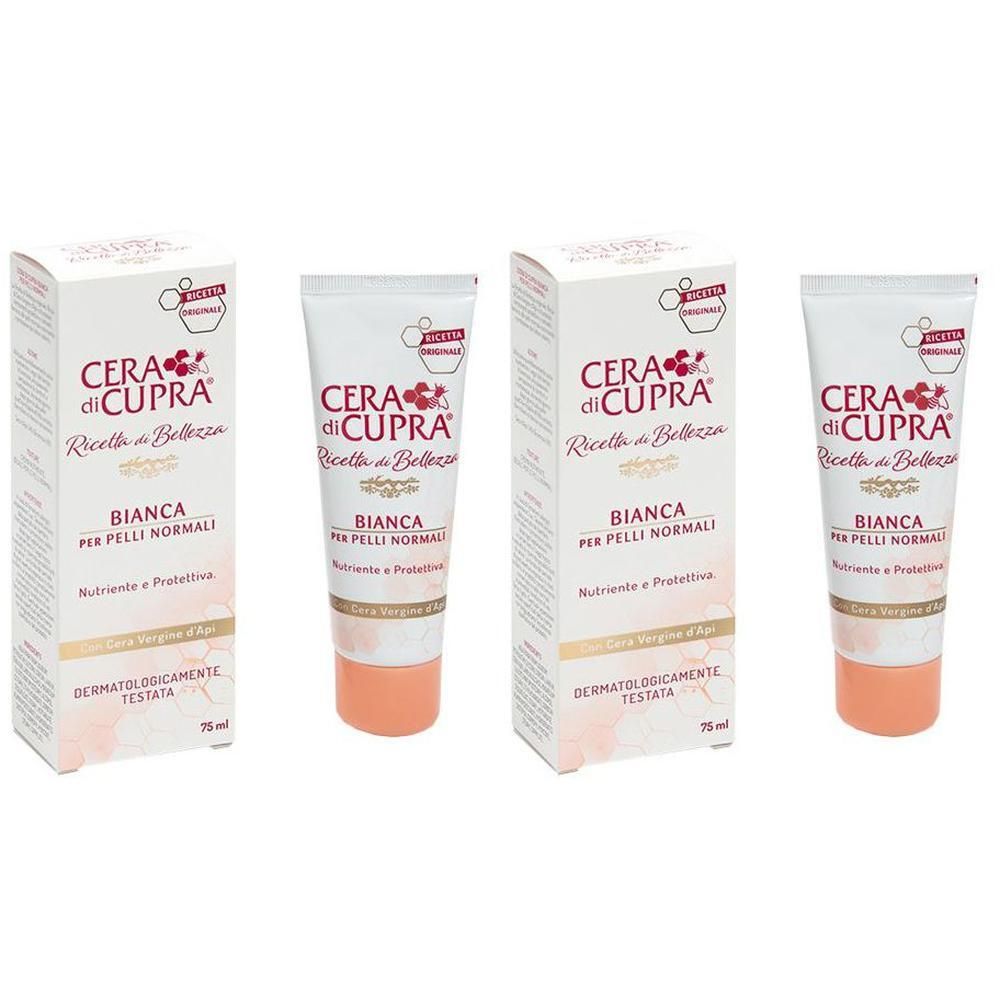 Cupra Crema Bianca Pelli Normali 2x75 ml