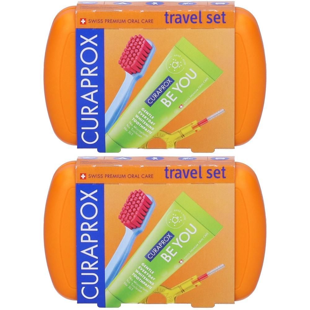 Curaprox Travel Set Orange 2x1 St