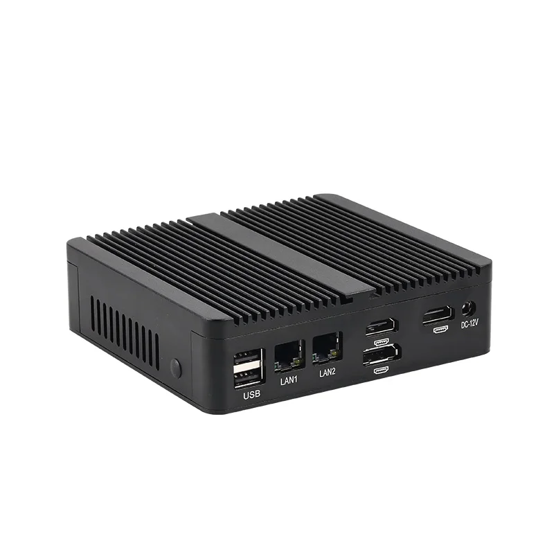 Intel N150 Mini-PC DDR4 M.2 NVME Unterstützt Linux Pfsense Computer mit 3xUSB3.0 3xUSB2.0 2xHDMI 1x DP 2xRS232/485 COM Win10 Kompatibel