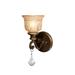 Crystorama Norwalk 14 Inch Wall Sconce - 7501-BU-CL-S