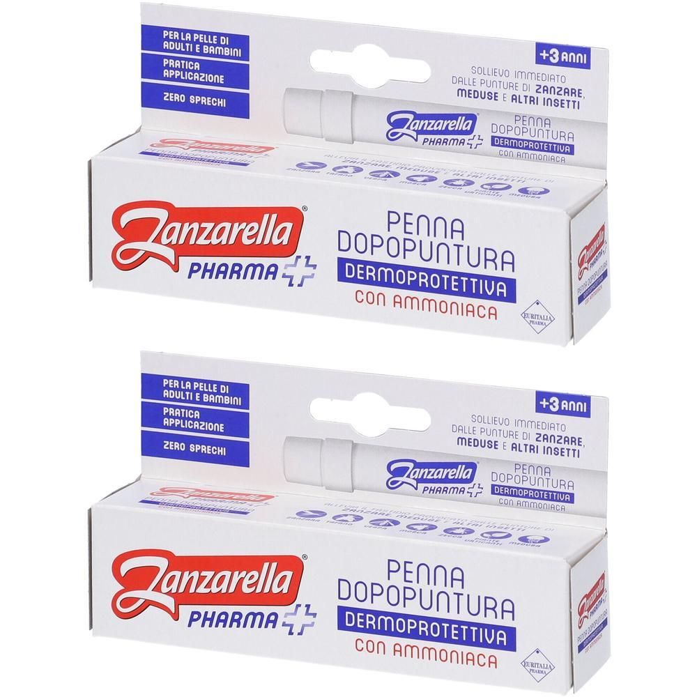 Zanzarella Penna Dopopuntura Con Ammoniaca 2x12 ml