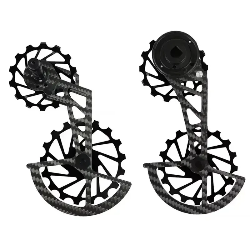 Carbon-Faser-Keramik Hinterrad-Riemenscheibe N003 Getriebe Fahrrad Großes Oberschenkel-Führungsrad Image