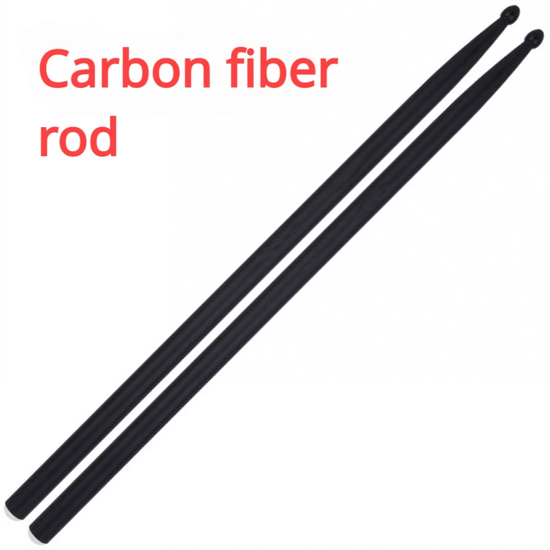 1 Paar Drumstick 5A Carbonfaser Drum Ständer Jazz Drum Drumstick Professionelle Leistung Percussion Instrument Zubehör Image
