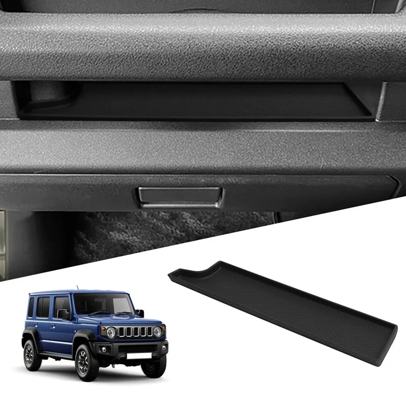 Rechtslenker Auto Beifahrer Griff Fach Fach Co Pilot Side Silikon Pad Für Suzuki Jimny 2024 2025 Innen Zubehör Image