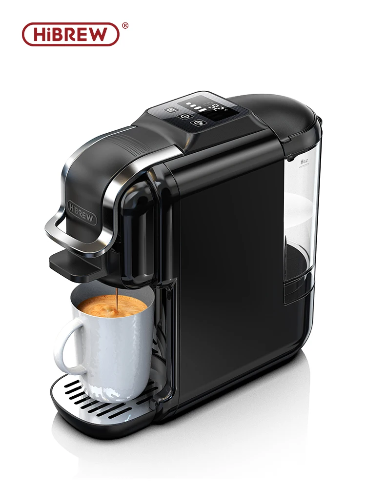 HiBREW 5-in-1 Kapsel-Kaffeemaschine Heiß/Kalt Espresso Cafetera Cappuccino Kaffeemaschine Lavazza Dolce Gusto Nespresso H2C Image