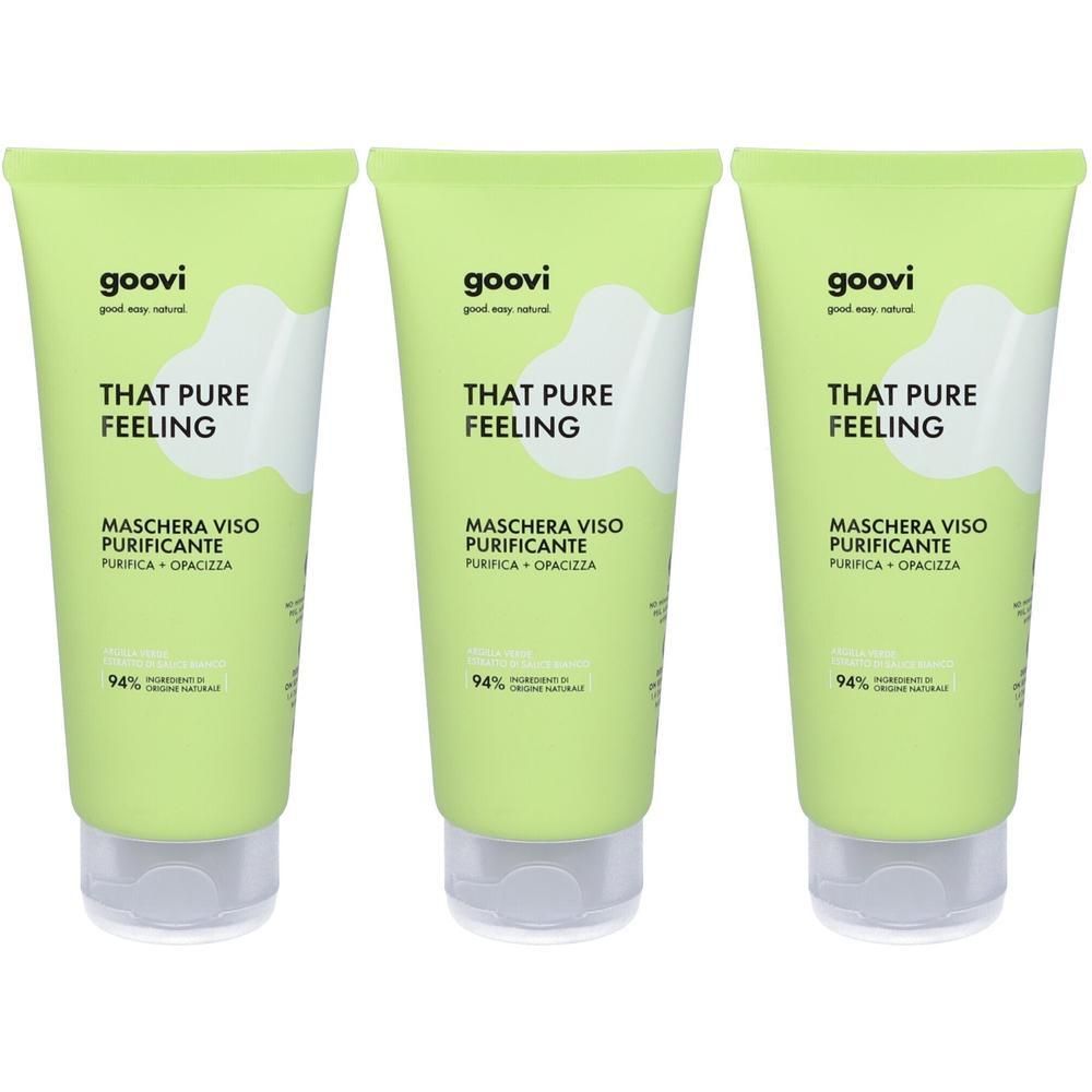 Goovi Maschera Viso Purificante 3x1 St