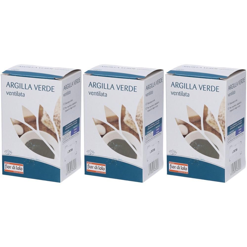 ARGILLA VERDE Ventilata 3x200 g Polvere