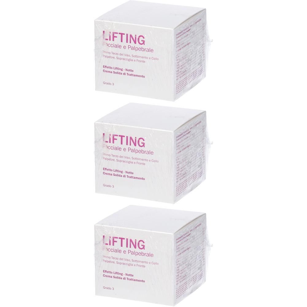 LABO Lifting Crema Solida Notte Facciale e Palpebrale Grado 3 3x50 ml