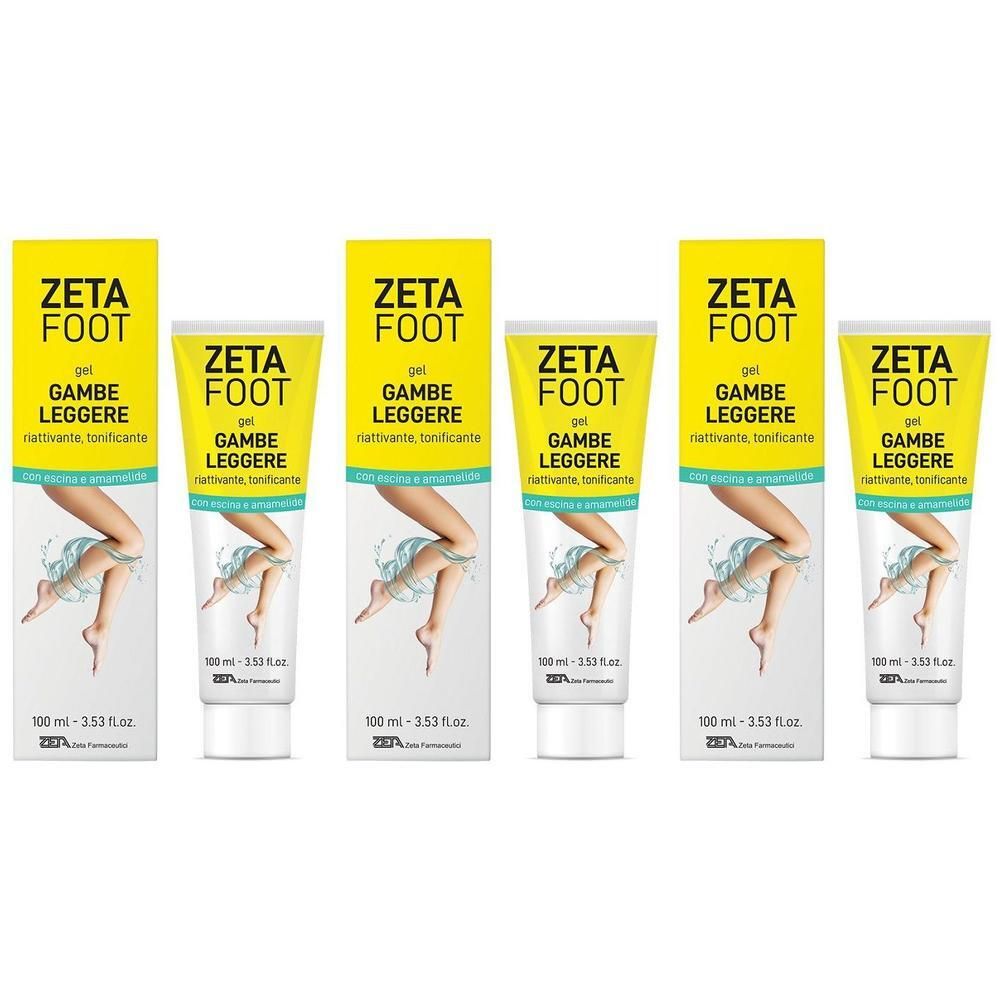 Zetafoot Gel Gambe Leggere 100 Ml - Risparmia il 10% con codice: zeta1