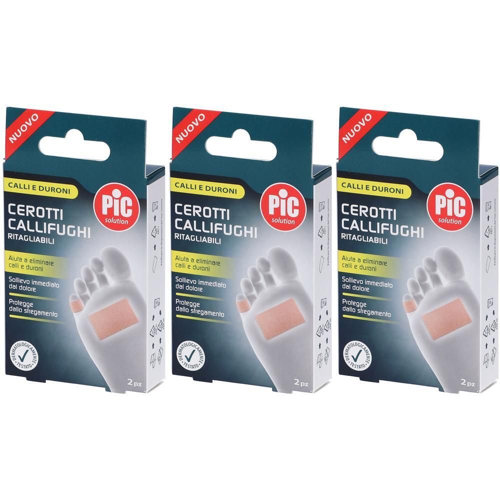 PIC Cerotti Callifughi Ritagliabili 6 x 4 cm 3x2 St
