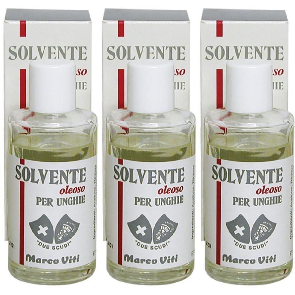 Due Scudi Solvente Oleoso per Unghie 3x50 ml Olio