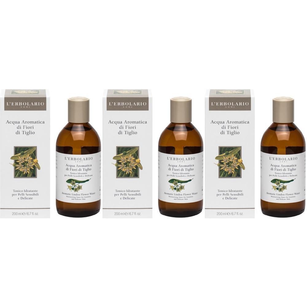 L'Erbolario Acqua Aromatica di Fiori Tiglio 3x200 ml
