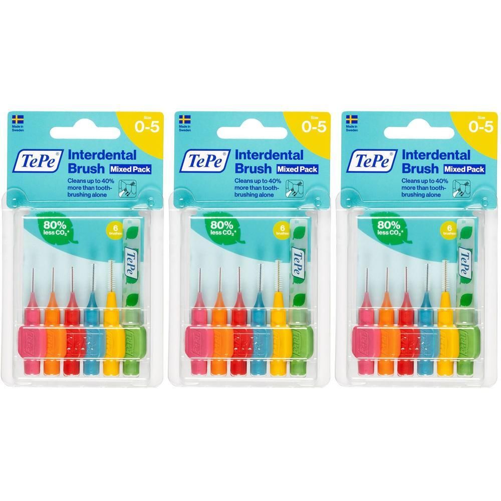 TePe® Original Mix Scovolino Interdentale blister ISO 0-5 - 0,4 mm 0,7