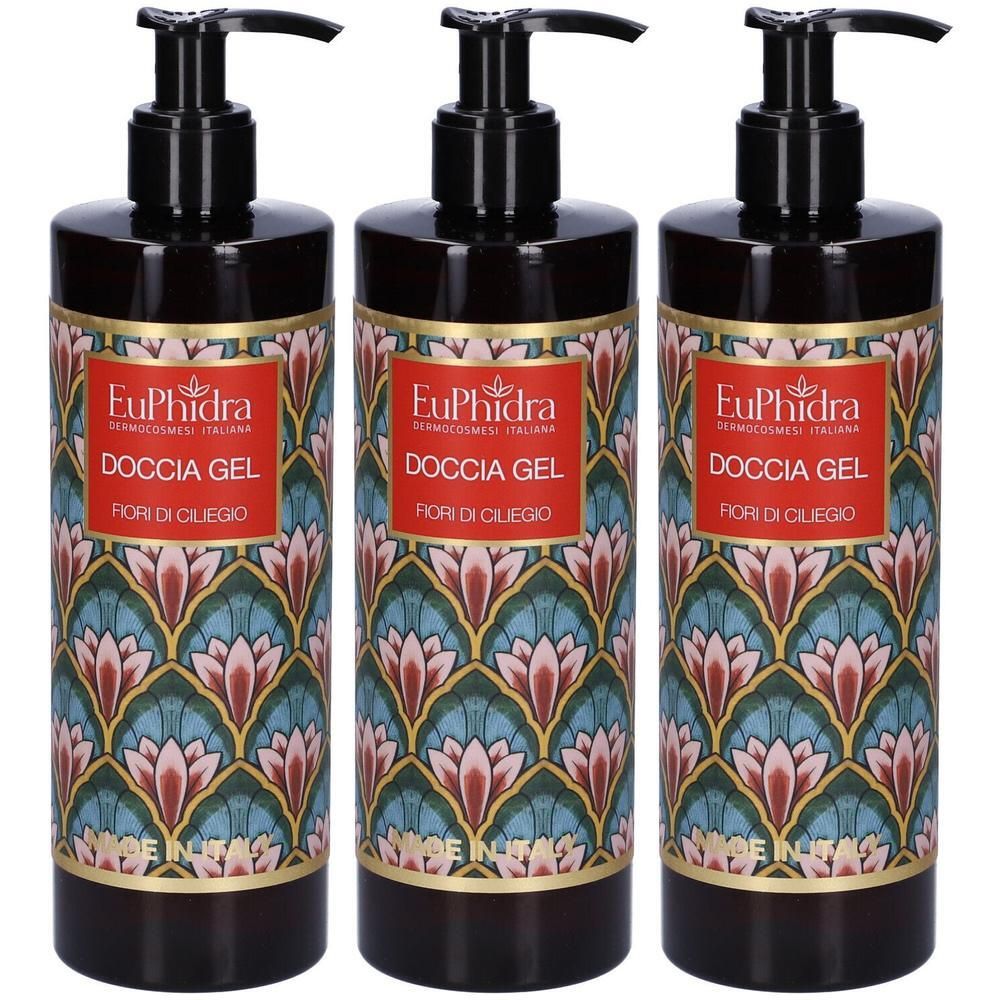 EuPhidra Doccia Gel Fiori Di Ciliegio 3x400 ml