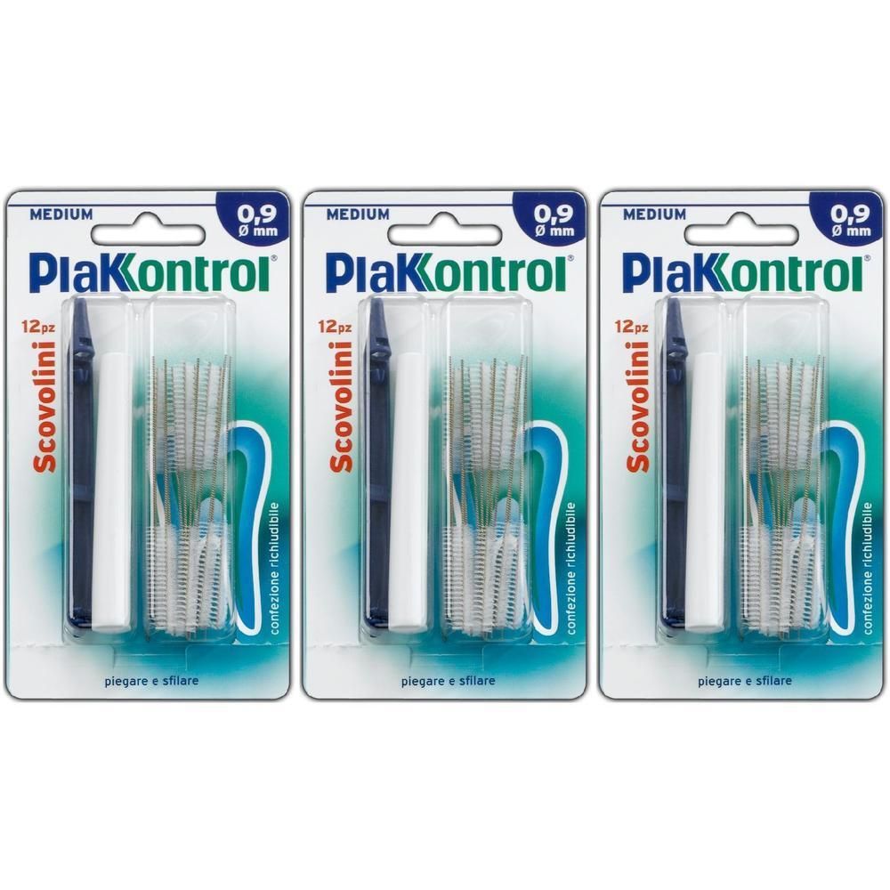 Plakkontrol Minigrip Scov0,9Mm 3x10 pz Spazzolino da denti