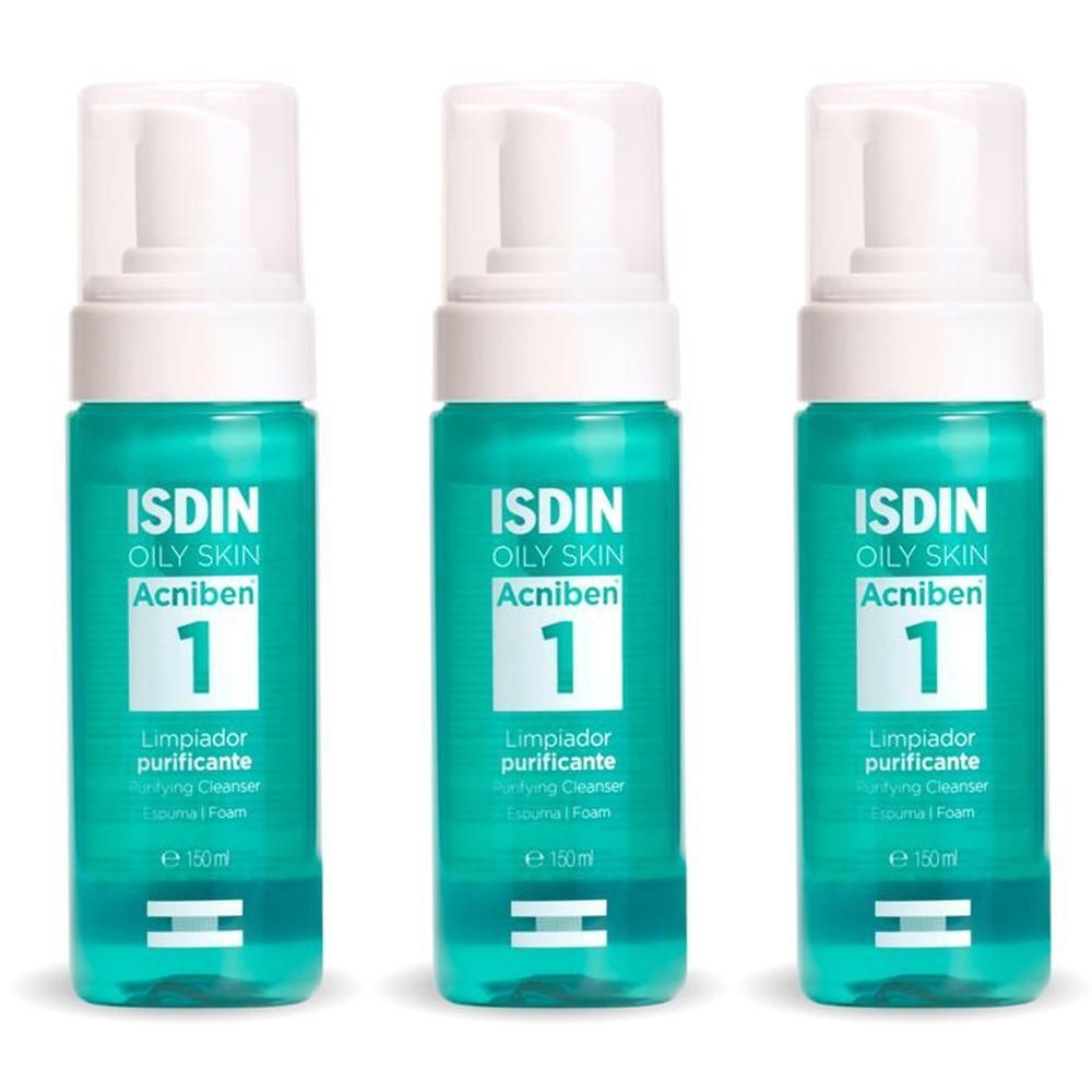 ISDIN Acniben Purifying Cleanser 1 Mousse Viso Leggera Detergente Pell