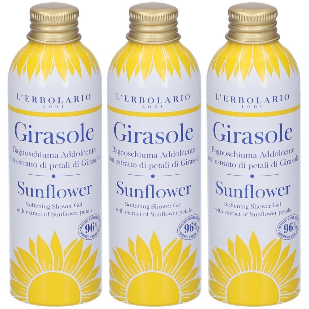L`Erbolario Bagnoschiuma Addolcente Girasole 3x100 ml