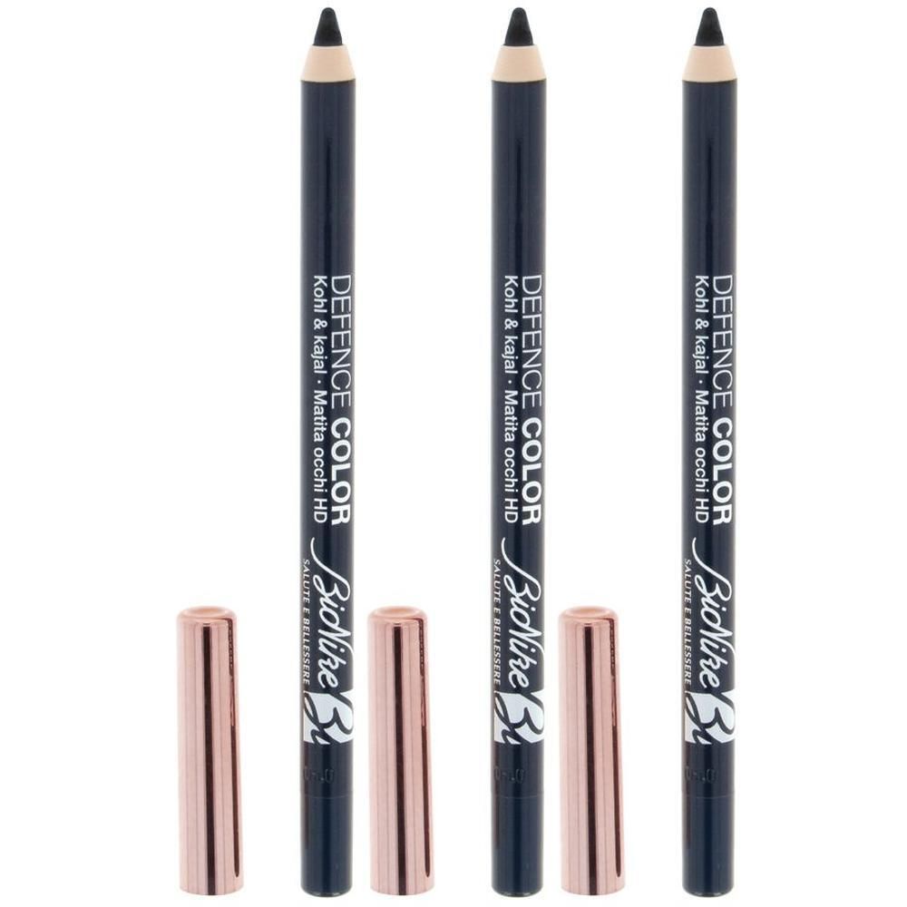 Defence Color Khol & Kajal Matita Occhi HD Colore 303 Blu Notte 3x1 St