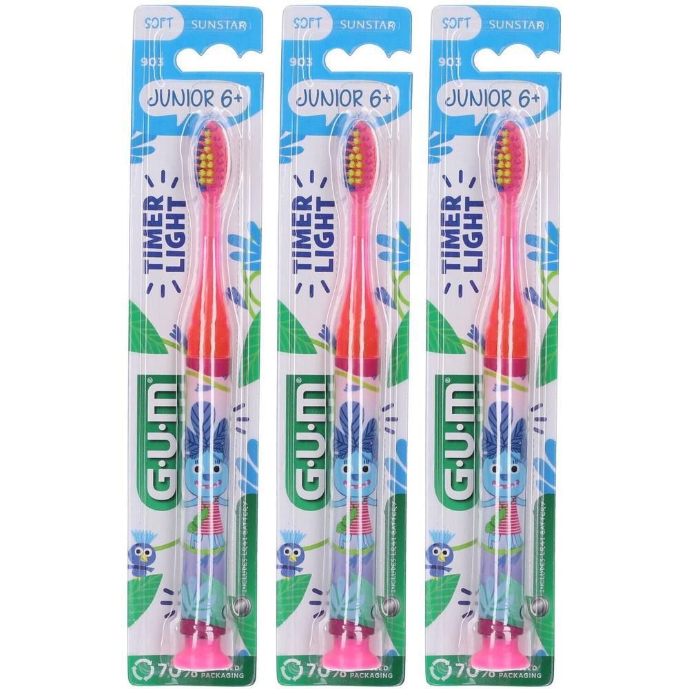 Gum® Light-Up Spazzolino Bambini Soft 3x1 pz da denti