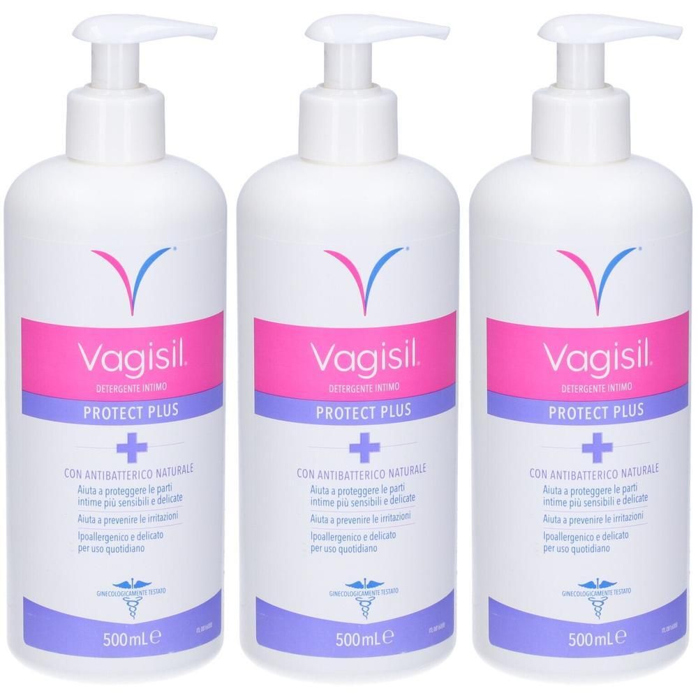 Vagisil Detergente Protect Plus 500 Ml 3x500 ml