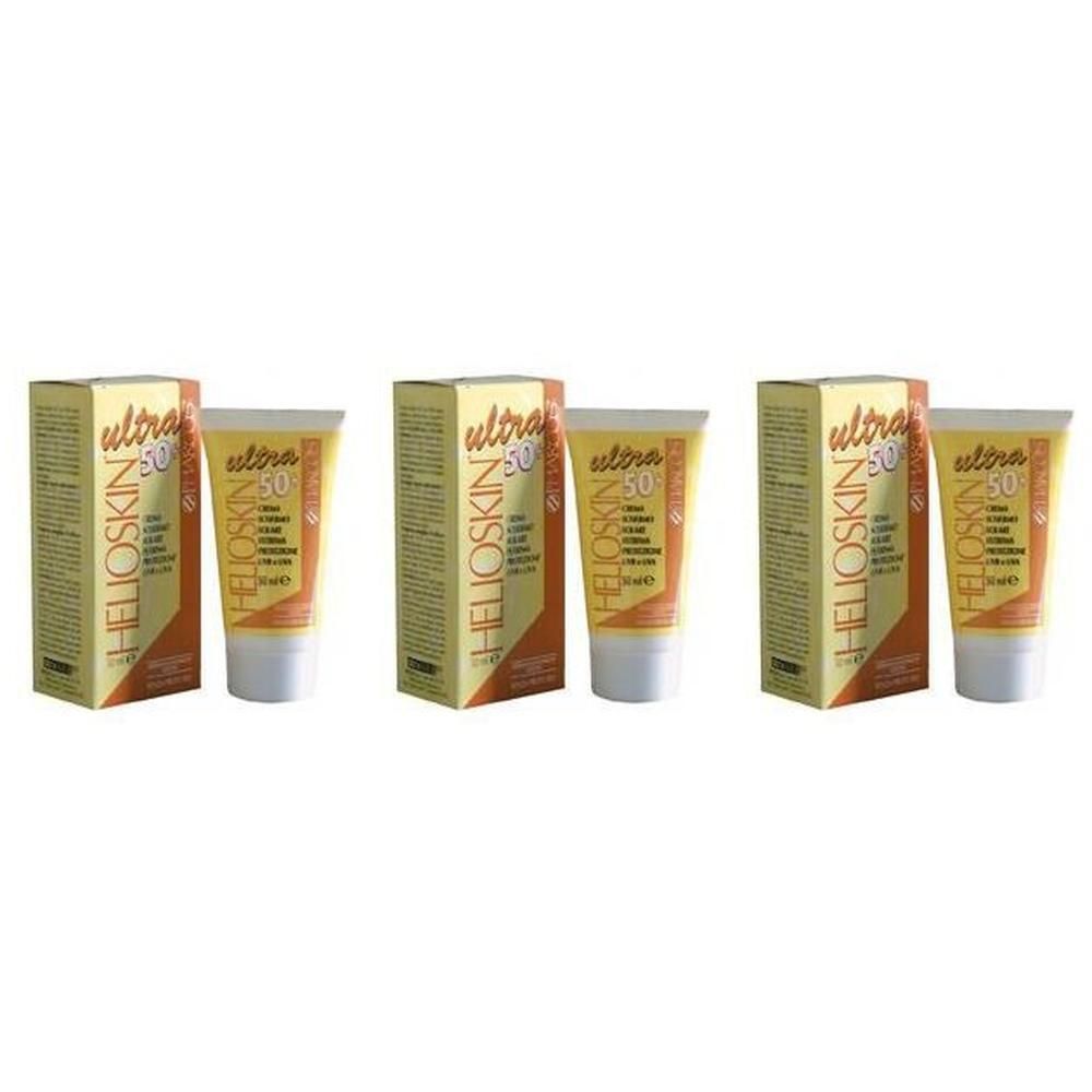Pharcos Helioskin Ultra SPF 50+ Crema 3x50 ml solare