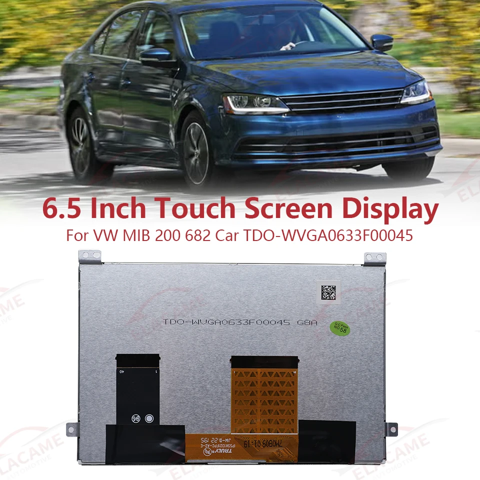 OEM 6,5 Zoll LCD-Touchscreen-Display-Monitor TDO-WVGA0633F00045 für MIB STD2 680 684 200 für VW Skoda/Tiguan/Passat/Golf