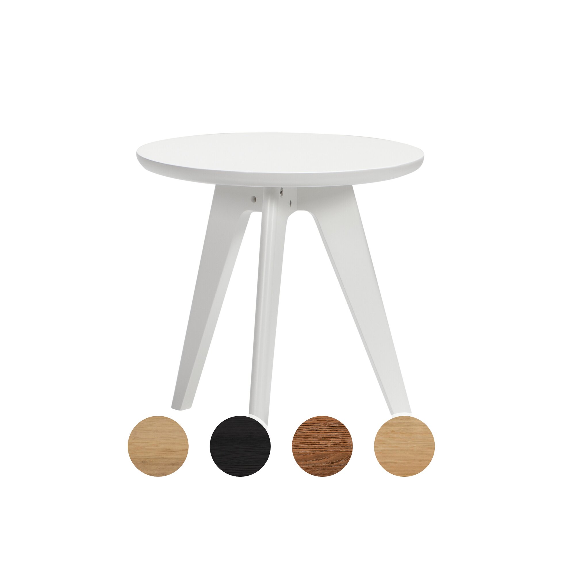 Hasena Oak-Line Nachttisch Circo 52 cm / Buche weiss deckend, lackiert