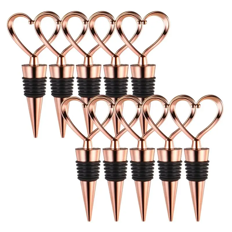 AT13 bouchon de vin 10 paquets bouchon de bouteille de vin bouchons de vin réutilisables pour maintenir les bouteilles Standard vin Champagne frais