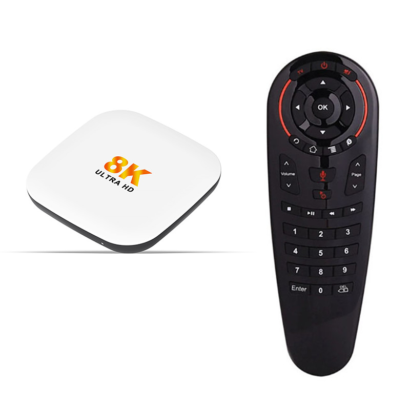 H96 Max Android 14 TV Box 8K Ultra HD Smart Streaming Media Player, Google Assistant Voice Remote, Support Netflix YouTube Prime Video Google Play, White 8K UHD Home Theater Video Box