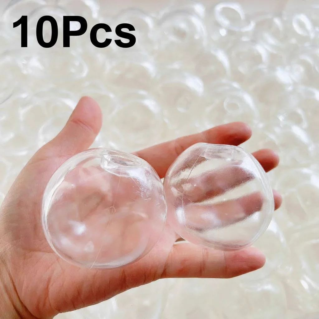 10 Stück Kugel-Schmuck TRP Gussformen Werkzeuge DIY Leere Kugelhülle Handgemachtes Kugel-Dekompressionsspielzeug mit Langsamer Rückfederung Image