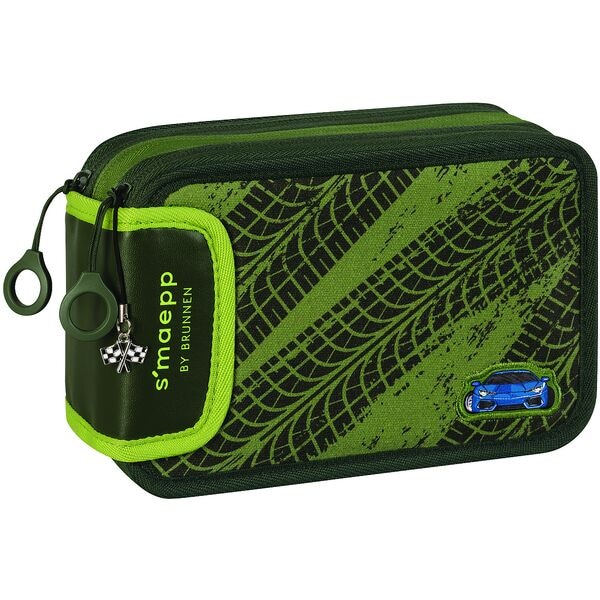 Brunnen Federmäppchen befüllt »s'maepp Fast Wheels«, 20x12.5x7.5 cm