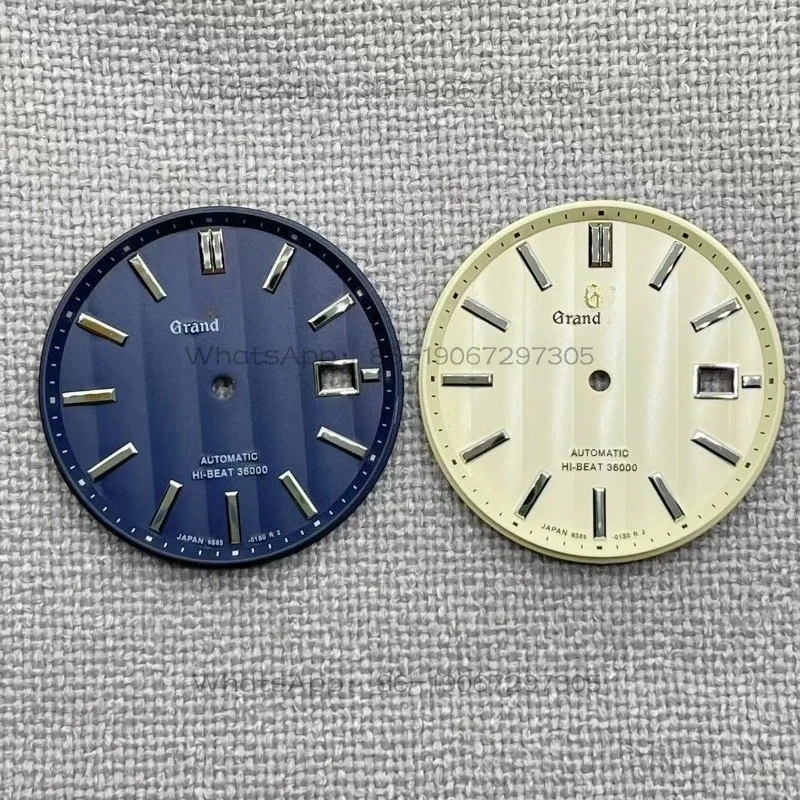 Maßgefertigtes NH35 Neues Zifferblatt, Modifiziertes GS Mechanisches Taucherzifferblatt Ohne Leuchtmittel 33,5mm Uhrenzubehör Image