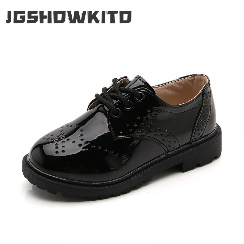 2024 neue Frühling Sommer Herbst Kinder Schuhe Für Jungen Mädchen Britischen Stil kinder Casual Turnschuhe PU Leder Mode Schuhe heißer