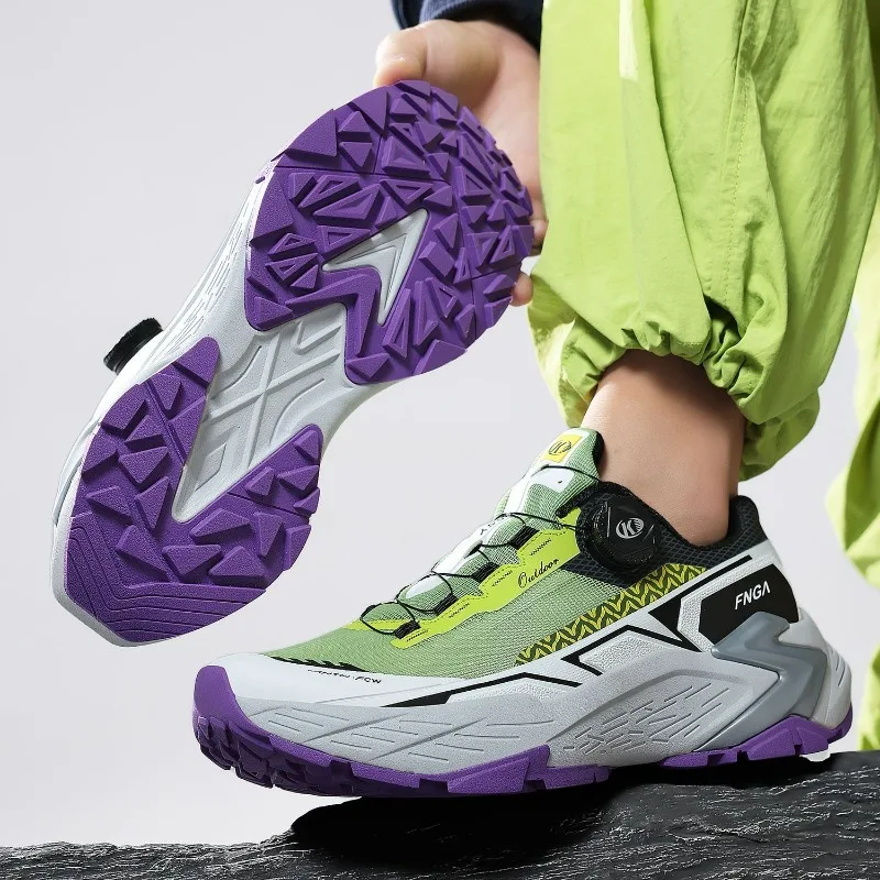 2026 Neue Trail-Running-Schuhe für Herren Schwarz-Grün Wanderschuhe für Männer Schnellschnürung Sportschuh Top-Qualität Athletische Schuhe für Herren